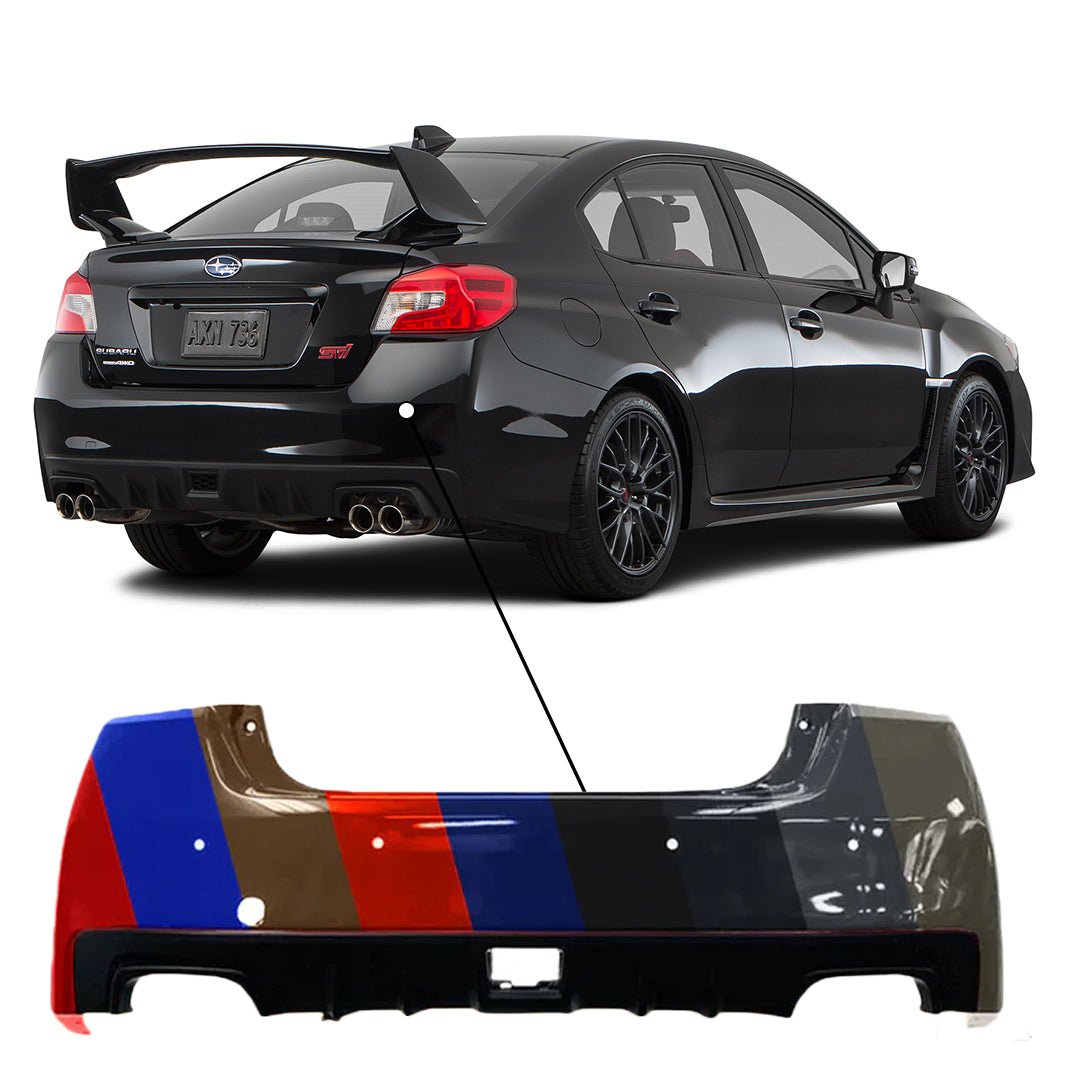 2017-2021 Subaru WRX / WRX STI Sedan 4-Door Rear Bumper With