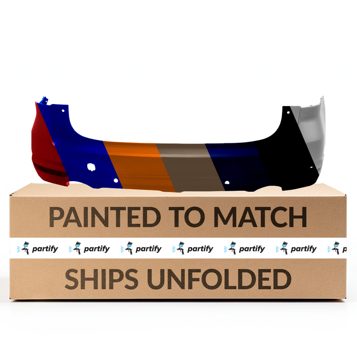 Parachoques trasero con certificación CAPA para Subaru Forester con orificios para sensores - SU1100180C