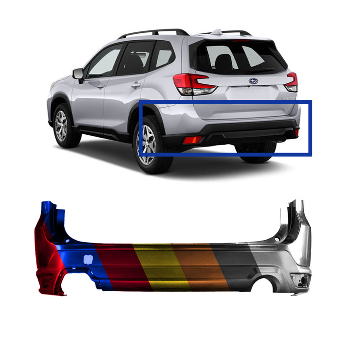 Subaru Forester Non Sport CAPA Certified Rear Bumper Without Sensor Holes - SU1100194C