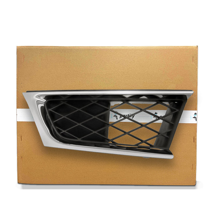 Parrilla exterior del lado del pasajero para Subaru Impreza en negro mate con moldura cromada - SU1200147