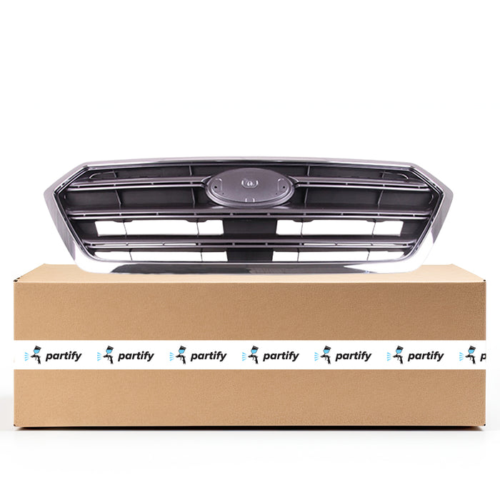 Subaru Legacy Grille W/Chrome Trim Dark Gray Assembly - SU1200178