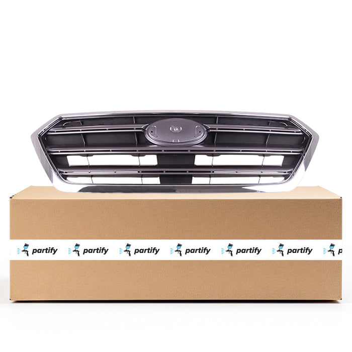 Subaru Legacy CAPA Certified Grille W/Chrome Trim Dark Gray Assembly - SU1200178C
