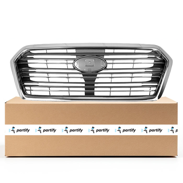 Subaru Ascent OEM Grille Exclude Premier/Touring Models Without Camera Silver With Chrome Frame - 91121XC00A