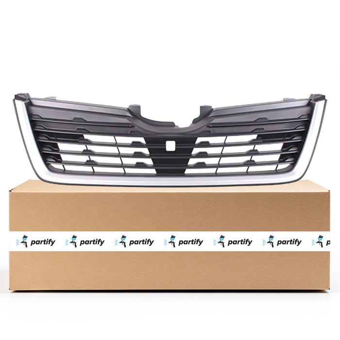 Subaru Forester OEM Grille Matte Black With Silver Moulding Base/Premium Model - 91121SJ100