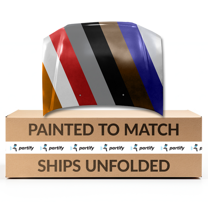 Subaru Forester Non-Turbo CAPA Certified Hood Without Scoop Holes - SU1230119C