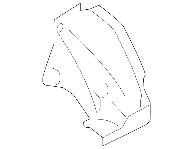 Subaru Forester Front Apron Reinforcement Fender Brace - SU1245104