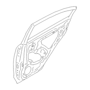 Rear Passenger Side Door Shell image