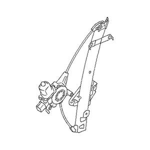Rear Passenger Side Window Regulator image