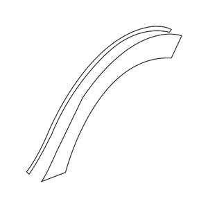 Rear Passenger Side Wheel Arch Molding image