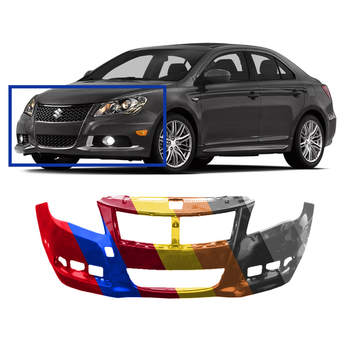 Suzuki Kizashi S/SE & GTS/SLS OEM Front Bumper Without Sport - 7170057810T2G