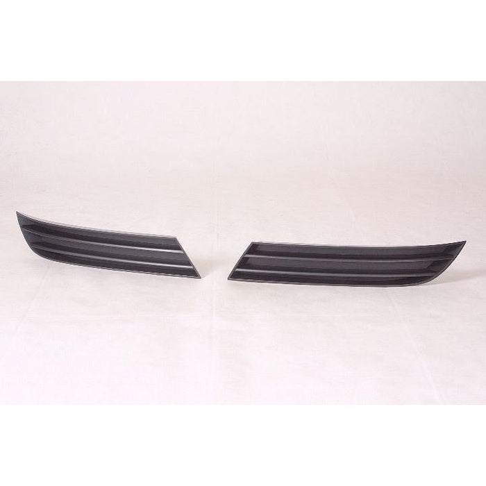 Saturn Aura Lower CAPA Certified Grille Driver Side Outer Matte Black - GM1038104C