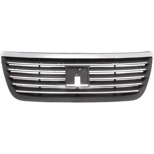 2005-2007 Saturn Ion Sedan Grille Dark Gray With Chrome Moulding - GM1200602-Partify-Painted-Replacement-Body-Parts