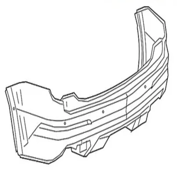 Parachoques trasero OEM para Cadillac XT6 sin asistencia de estacionamiento automático - 85524439