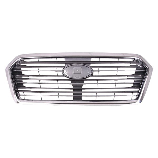 Subaru Ascent Grille Exclude Premier/Touring Models Without Camera Silver With Chrome Frame - SU1200182