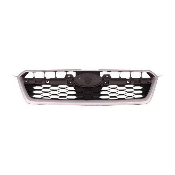 Subaru Impreza CAPA Certified Grille Gray With Chrome Moulding - SU1200145C