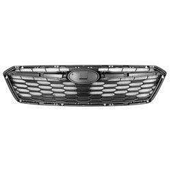 2017-2019 Subaru Impreza Grille Black Textured With Gray Frame Sedan/Wagon - SU1200170-Partify-Painted-Replacement-Body-Parts