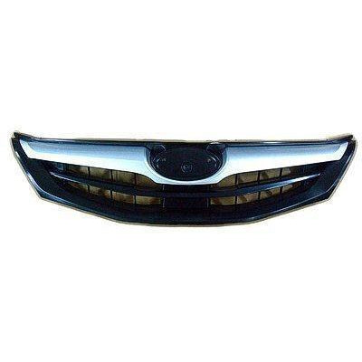 Subaru Impreza OEM Grille Matte Black With Moulding Silver Gray - 91121FG070