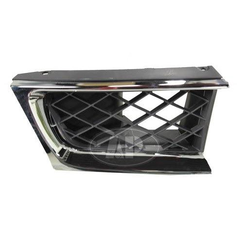 Subaru Impreza OEM Grille Passenger Side Outer Matte Black With Chrome Moulding - 91121FE210