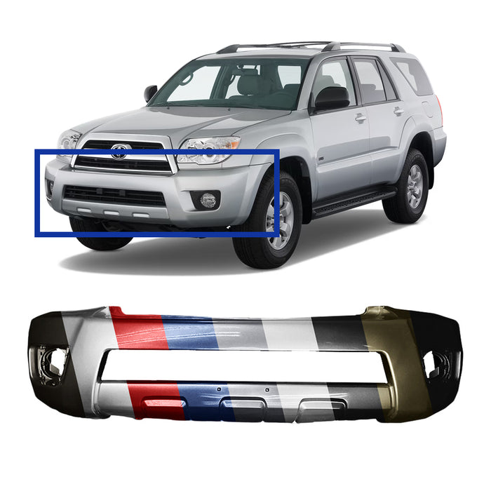 Toyota 4Runner CAPA Certified Front Bumper - TO1000326C