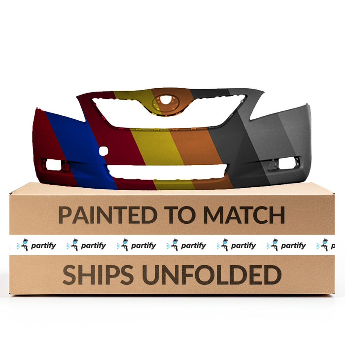 Toyota Camry BASE/SE/LE/XLE/HYBRID CAPA Certified Front Bumper With Tow Hook Hole - TO1000327C