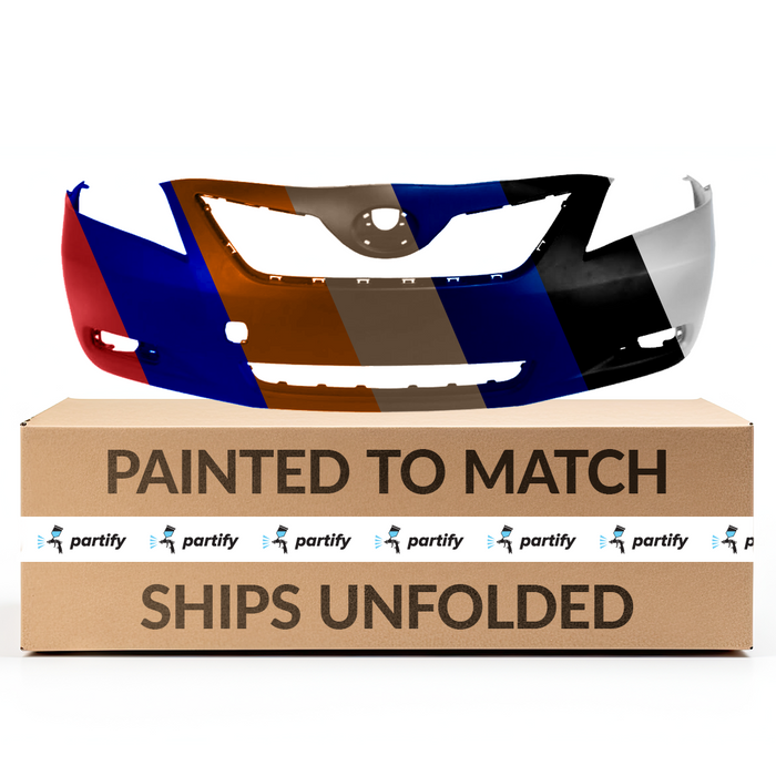 Toyota Camry CAPA Certified Front Bumper With Tow Hook Hole - TO1000357C