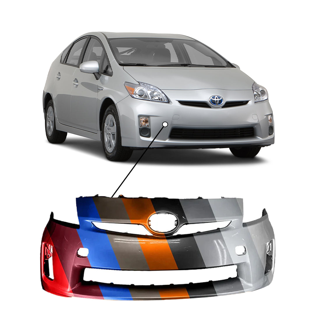 2010-2011 Toyota Prius Front Bumper Without Headlight Washer Holes