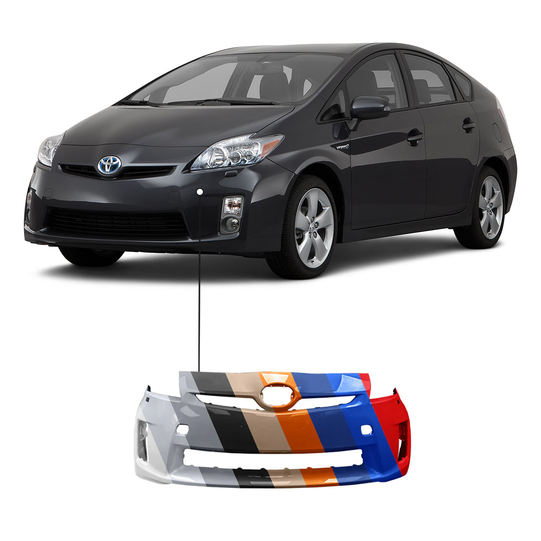 2010-2011 Toyota Prius Front Bumper With Headlight Washer Holes