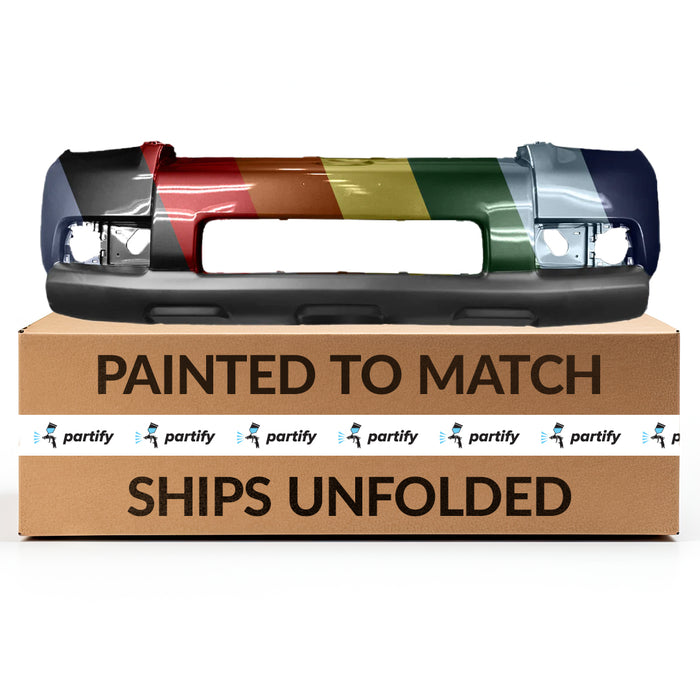 Toyota 4Runner SR5 OEM Front Bumper Without Holes for Chrome Trim - 5211935905