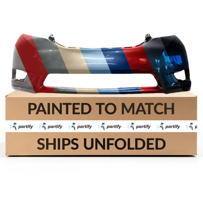 Toyota Sienna Base/L/LE/XLE & Without Sensor Holes CAPA Certified Front Bumper - TO1000369C