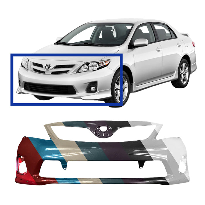 Toyota Corolla S/XRS Front Bumper - TO1000373