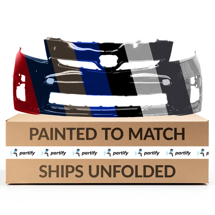 Toyota Prius CAPA Certified Front Bumper Without Headlight Washer Holes & With Sensor Holes - TO1000376C