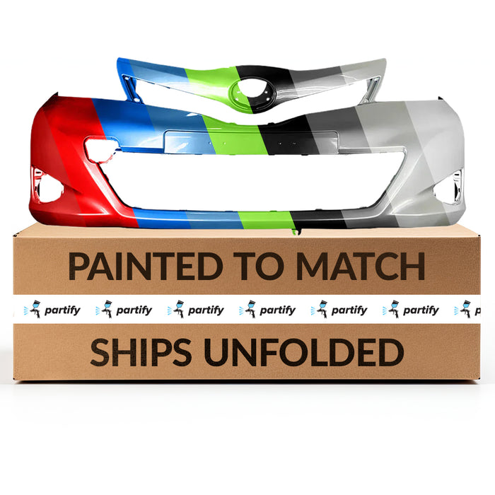 Toyota Yaris L/LE/RS Japan Built Hatchback OEM Front Bumper With Fog Light Holes - 5211952965