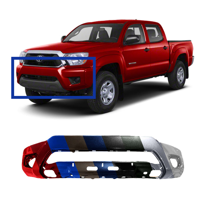 Toyota Tacoma Front Bumper With Bumper Extension Holes - TO1000382