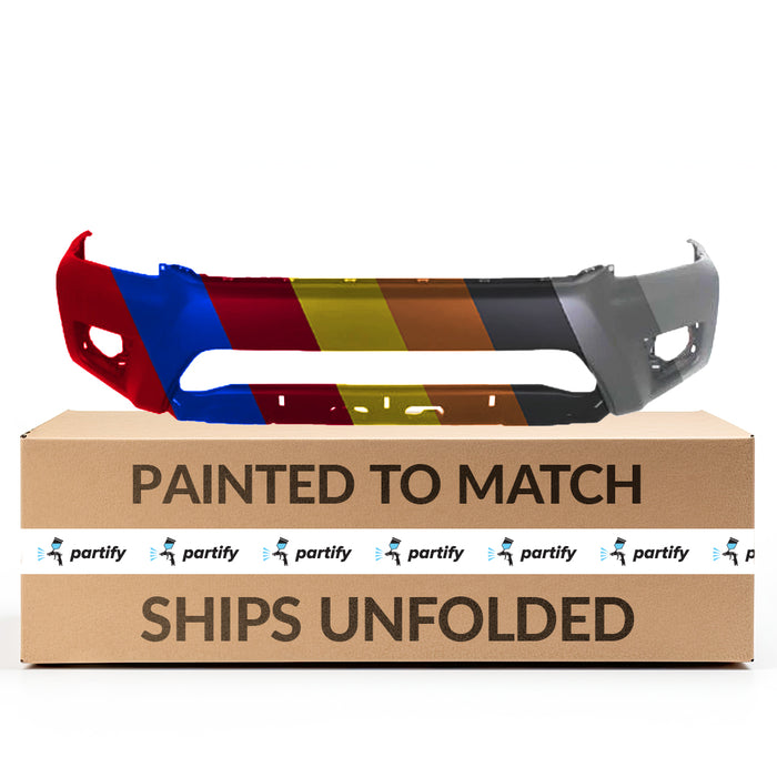 Toyota Tacoma Base CAPA Certified Front Bumper W/O Wheel Opening Flares Smooth - TO1000385C