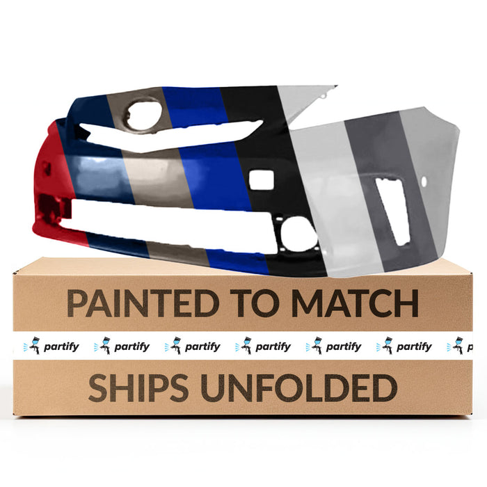 Toyota Prius V CAPA Certified Front Bumper Without Headlight Washer Holes & With Sensor Holes - TO1000389C