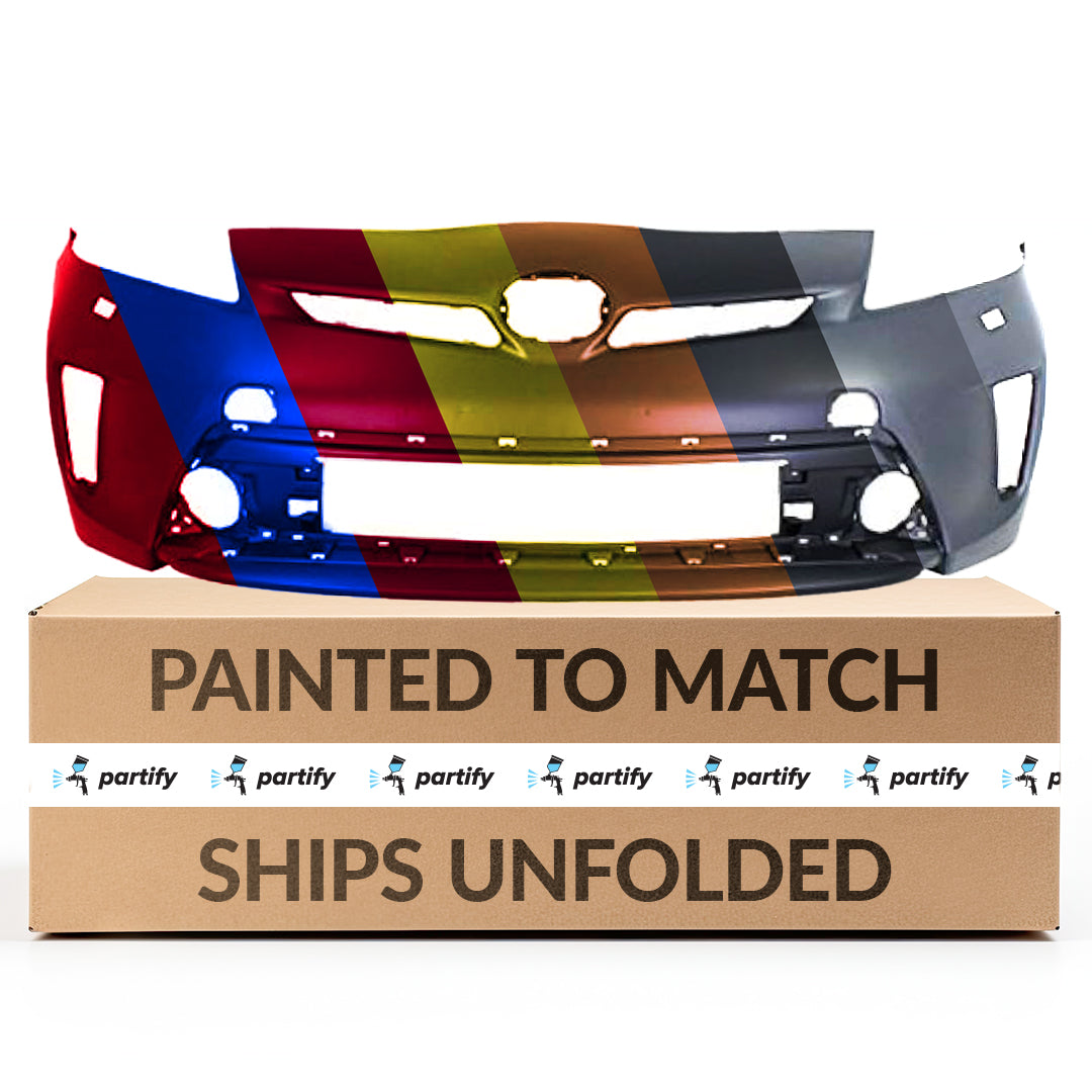 2012-2015 Toyota Prius Front Bumper With Headlamp Washer Holes
