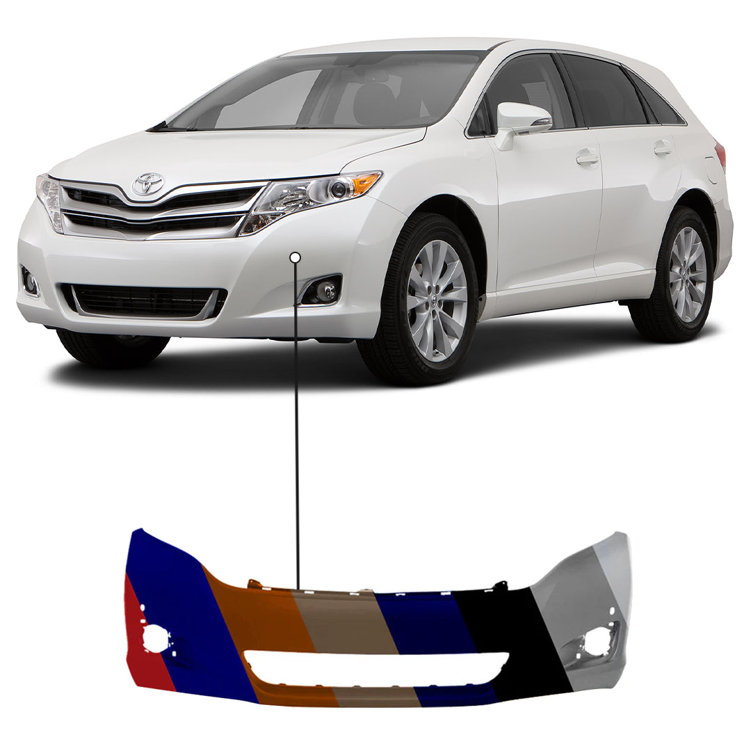 2014-2016 Toyota Venza Front Bumper With Sensor Holes - TO1000401