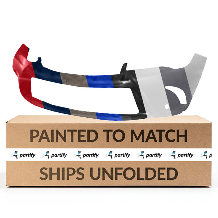 Toyota Camry CAPA Certified Front Bumper With Sensor Holes - TO1000412C