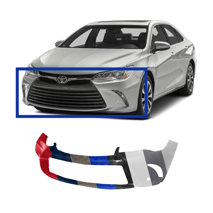 Toyota Camry Front Bumper With Sensor Holes - TO1000412