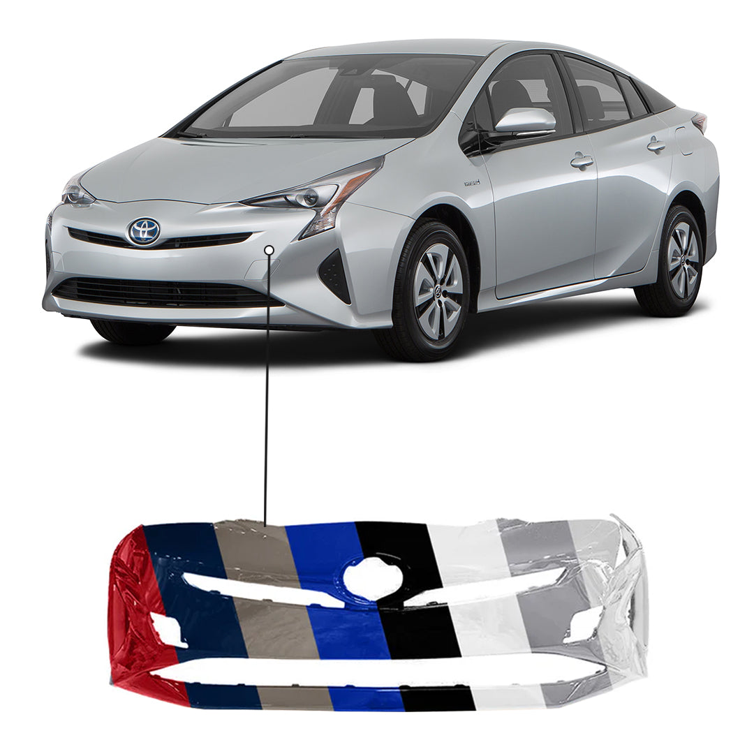 2016-2018 Toyota Prius Front Bumper With Sensor Holes - TO1000419