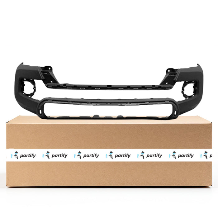 Toyota Tacoma CAPA Certified Front Bumper W/O Fender Flare Holes Textured - TO1000426C