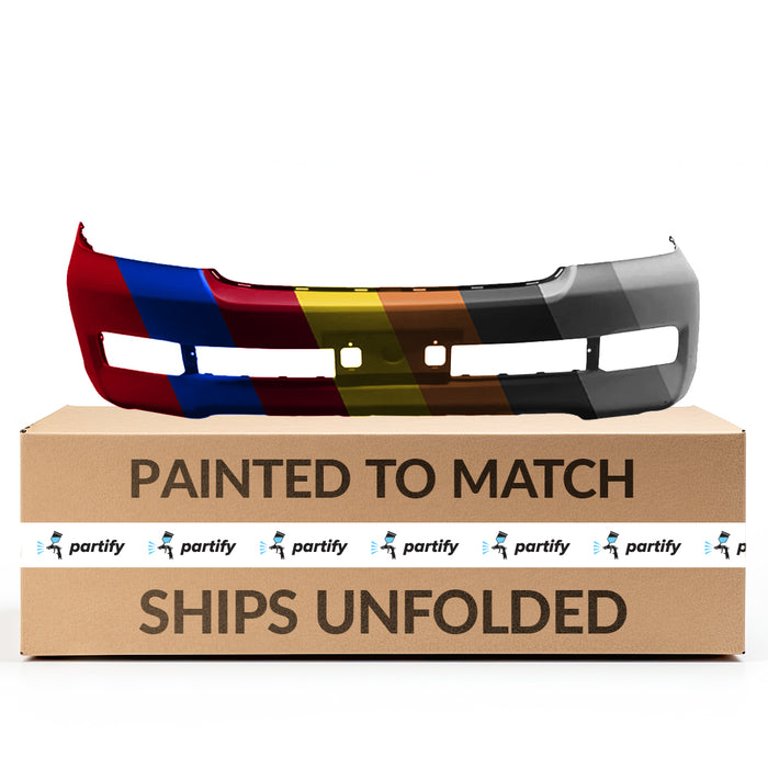 Toyota Land Cruiser Front Bumper W/O Parking Sensors W/O Headlamp Washer - TO1000433