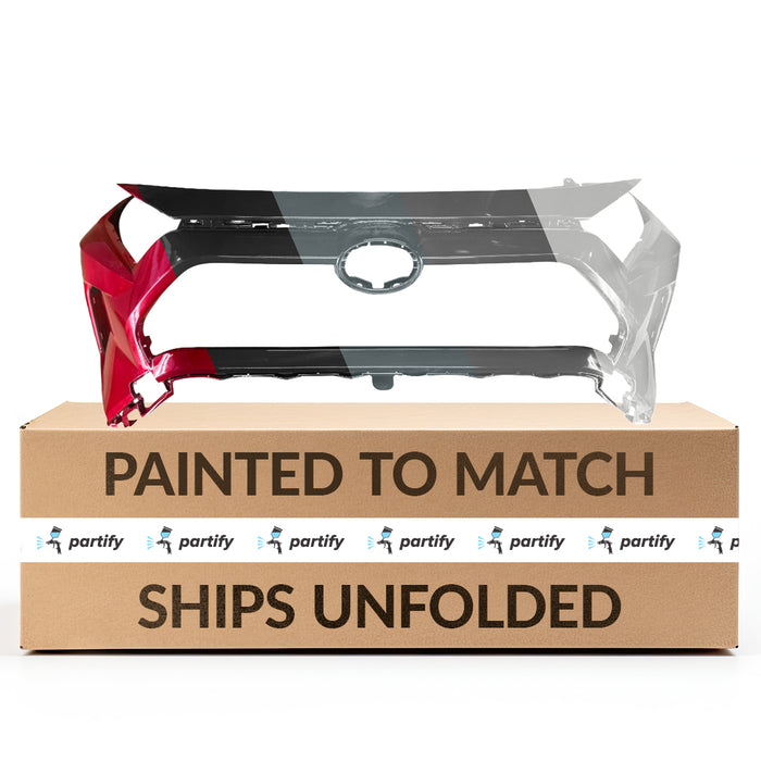Toyota RAV4 Non Adventure/Trail Models OEM Front Bumper Without Sensor Holes For Japan Manufactured Models - 521194A916