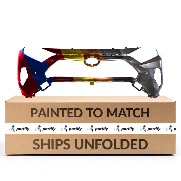 Toyota RAV4 Non Adventure/Trail Model CAPA Certified Front Bumper With Sensor Holes For Japan Manufactured Models - TO1000452C