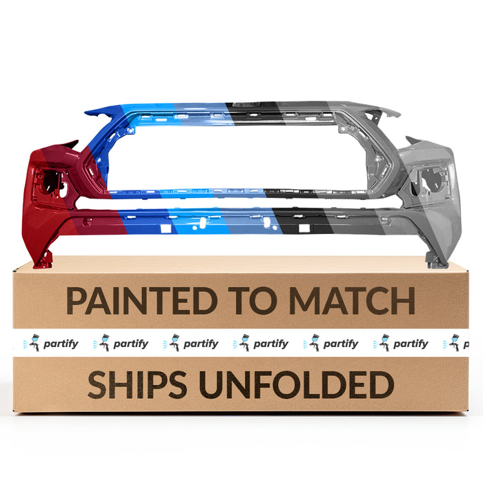 Toyota RAV4 Adventure/Trail Model OEM Front Bumper Without Sensor Holes For Canada Manufactured Models - 521190R942