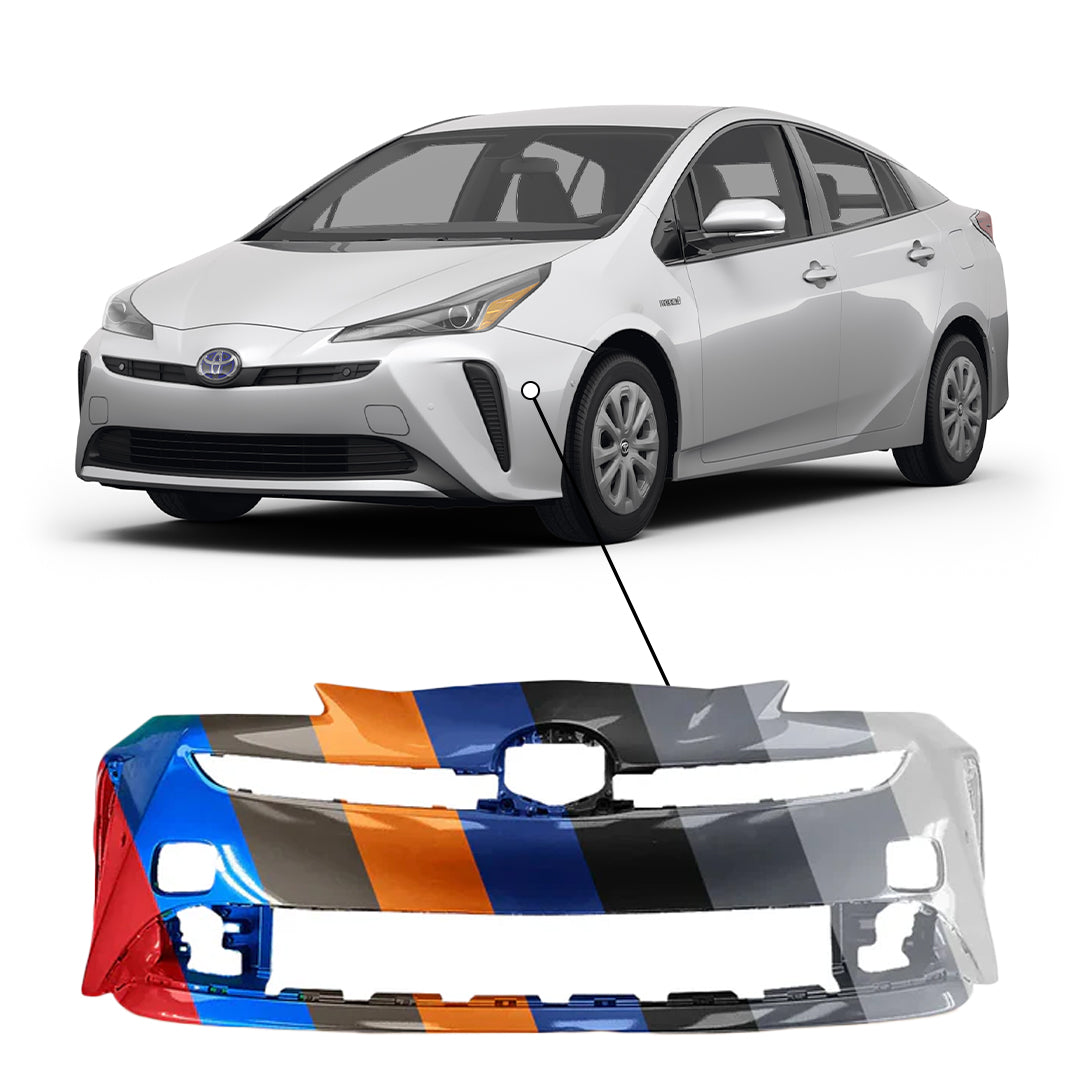 2019-2022 Toyota Prius Base/AWD Front Bumper With Sensor Holes