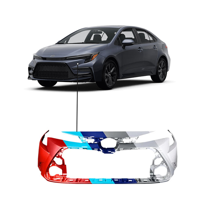 To1000464 2020-2024 Toyota Corolla USA L/LE/XLE Sedan Front Bumper - TO1000459 ...