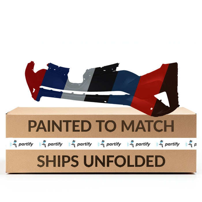 Toyota RAV4 CAPA Certified Front Upper Bumper With Sensor Holes - TO1014103C