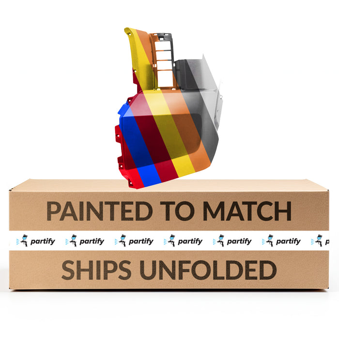 Parachoques delantero del lado del conductor, OEM, Toyota Tundra 4WD, sin orificios para sensores - 521130C911