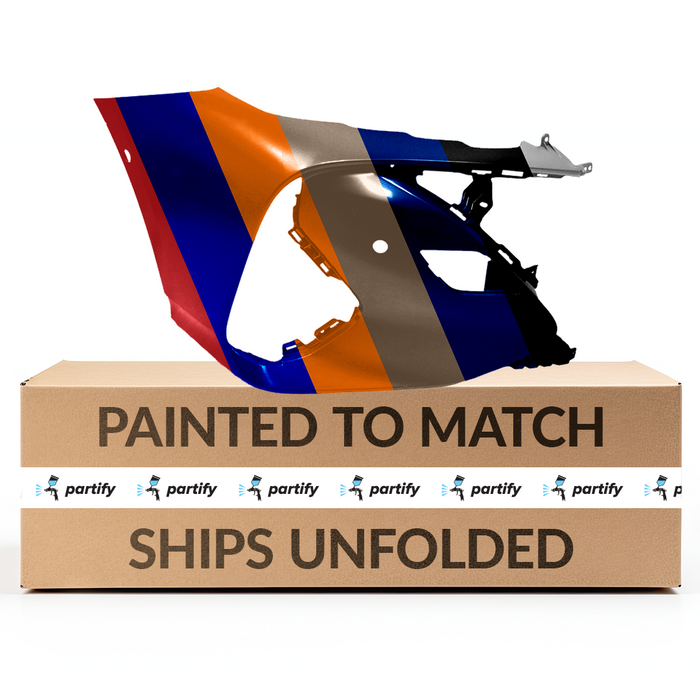 Toyota Prius Prime Passenger Side CAPA Certified Front Bumper End With Sensor Holes - TO1017101C